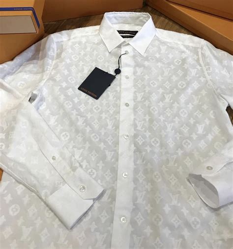 white louis vuitton dress shirt.